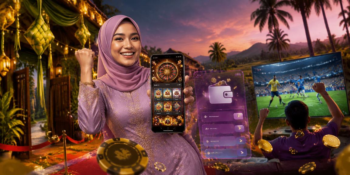 Slot tema Hari Raya dan perayaan Malaysia dalam aplikasi kasino